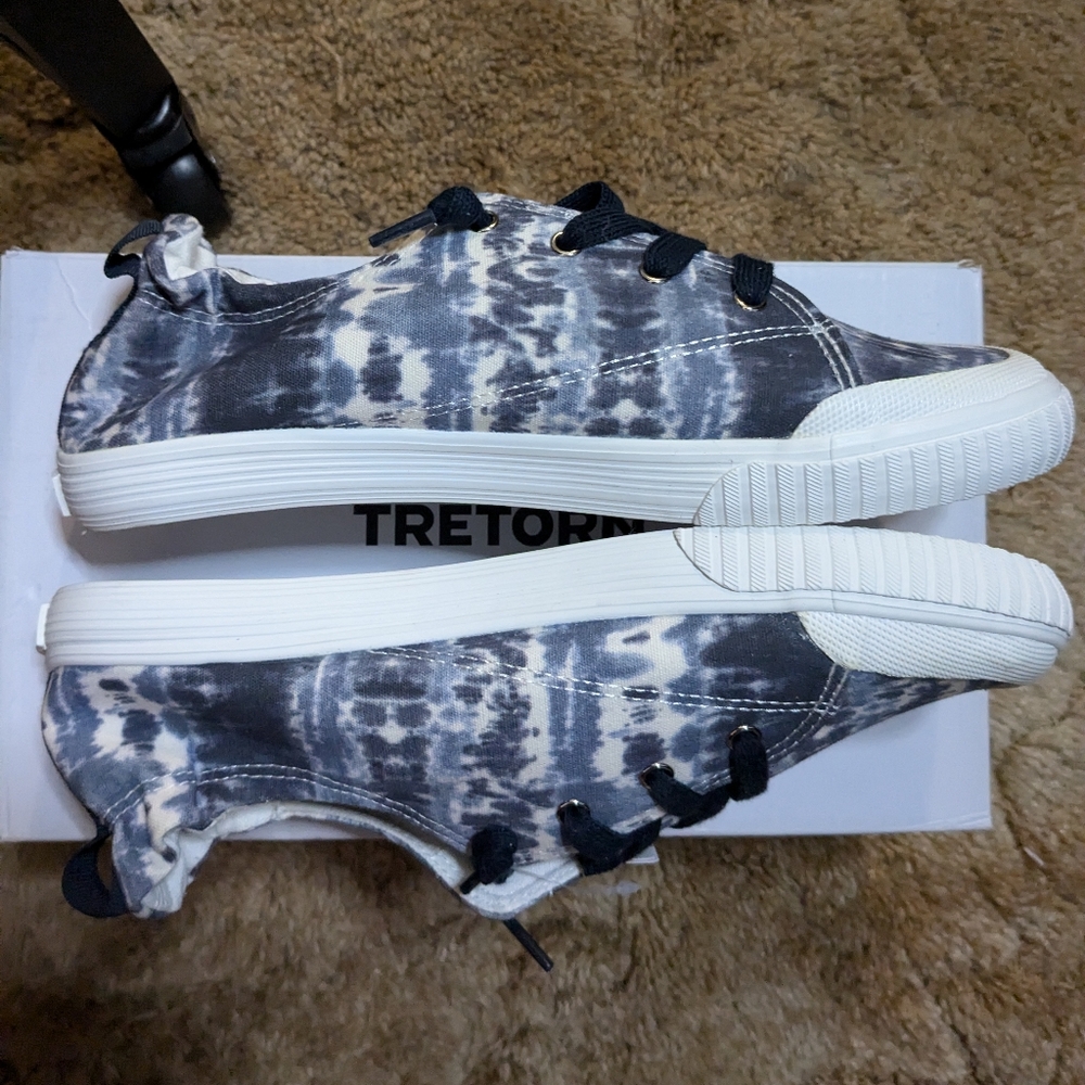 Tretorn 8.5 Meg 2.0 Shibori Navy Tie-dye NWT - Picture 5 of 8